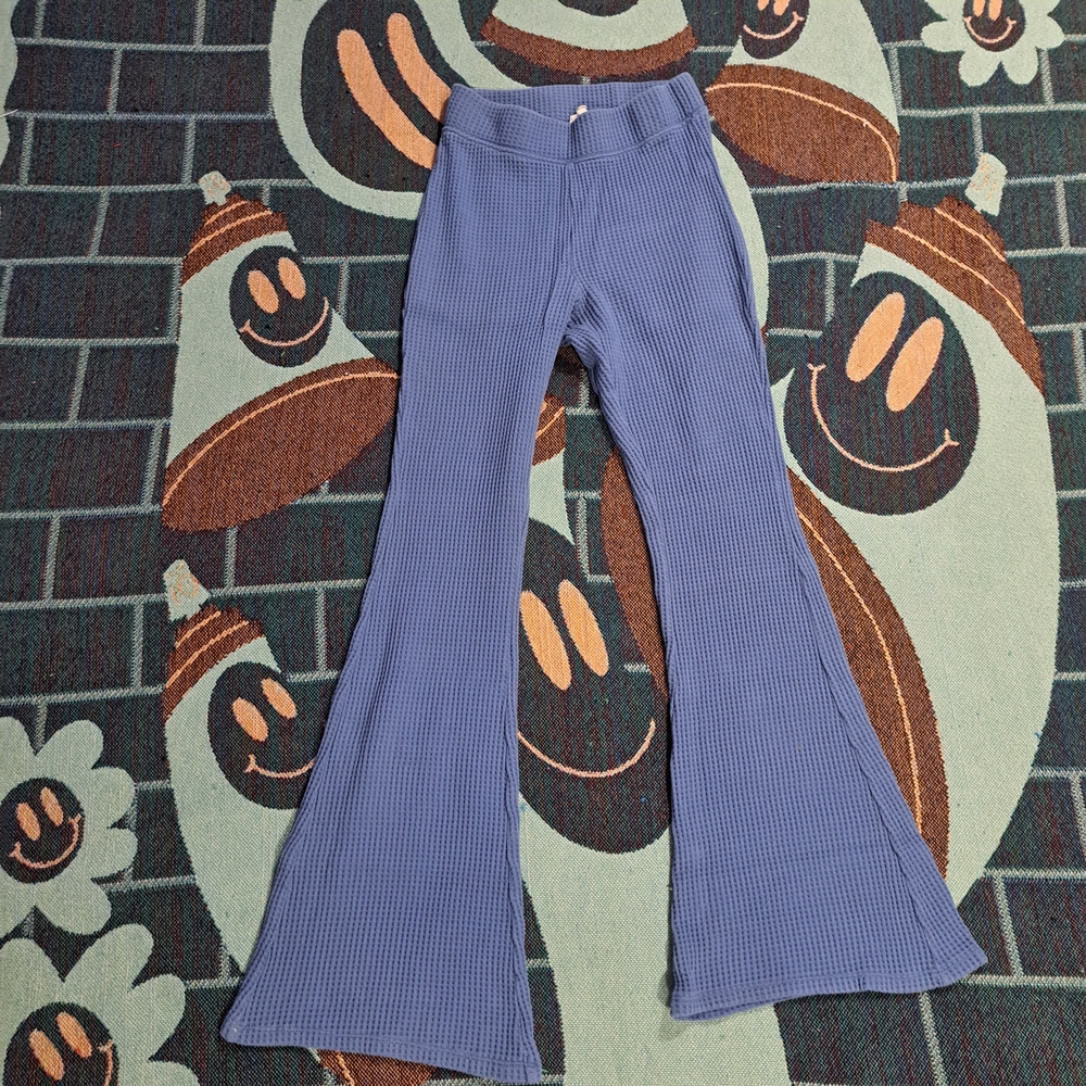 🌈AERIE FLARED WAFFLE KNIT FLARED PANTS-XS